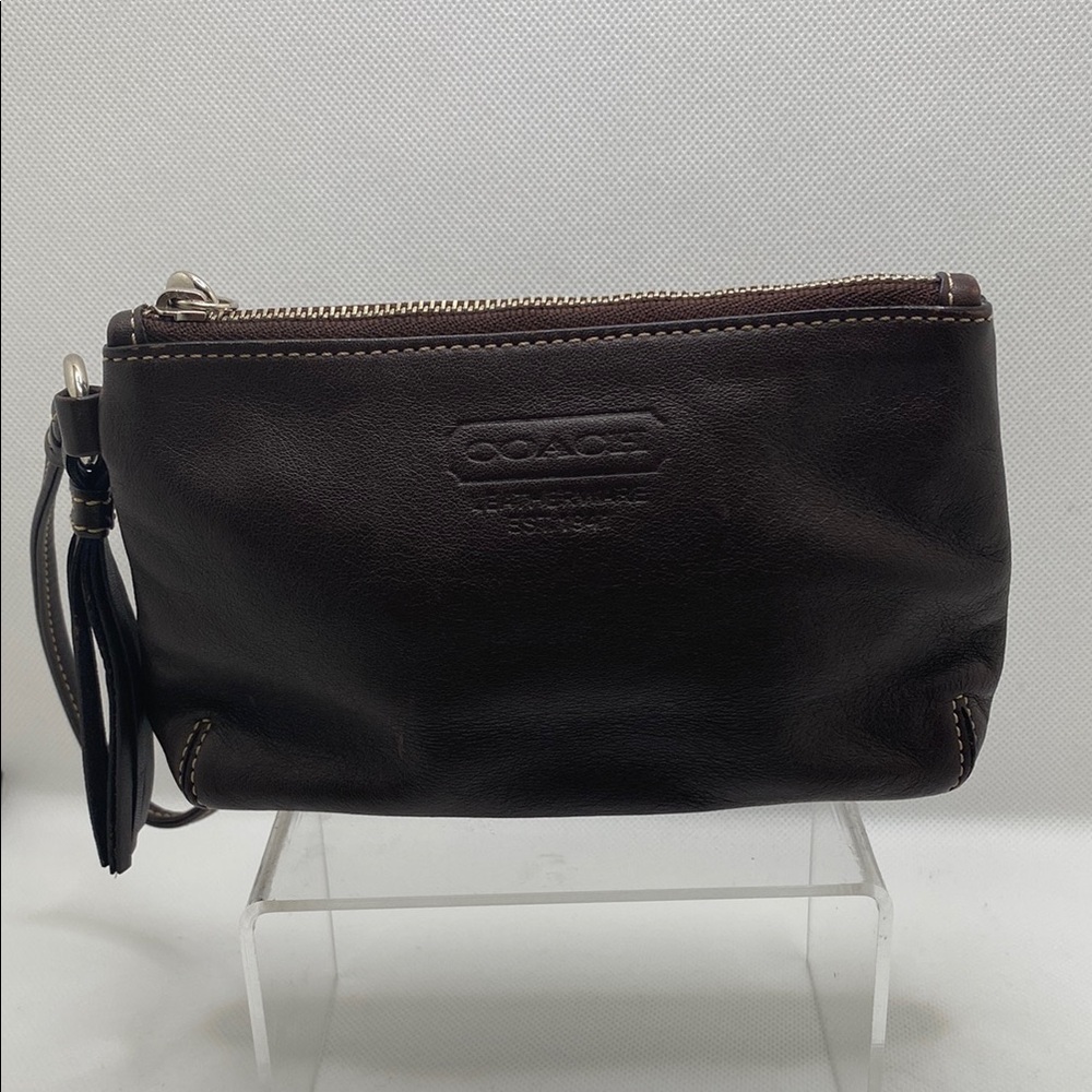 Vintage 1941 Coach Brown Wristlet